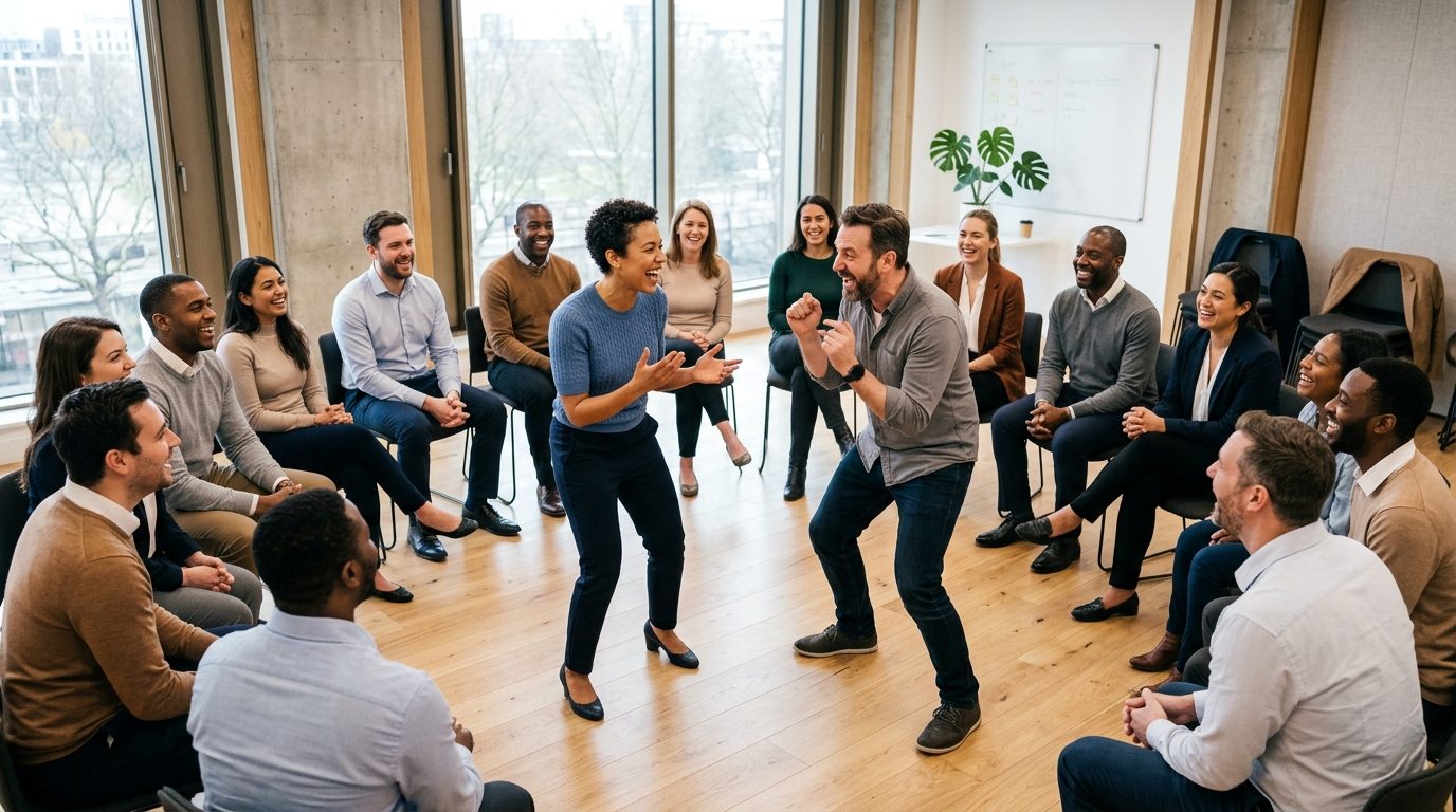 Théâtre en entreprise vs séminaire